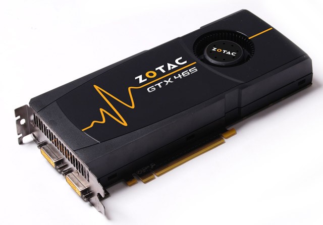  Zotac PCI-E NV ZT-40301-10P GTX465 1024Mb 256b DDR5 607/3206 DUAL-DVI+mini HDMI RTL