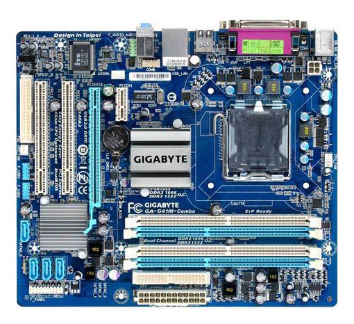   Gigabyte GA-G41M-COMBO Soc-775 iG41 DDRII+DDRIII mATX AC'97 8ch. LAN-Gbt +VGA