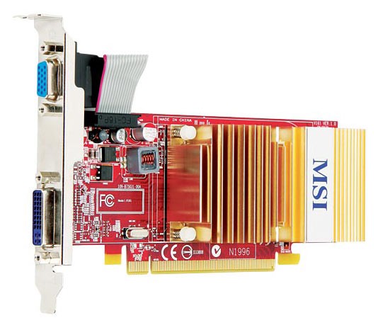  MSI PCI-E ATI R4350-MD512H D2 R4350 512Mb DDR2 TV+DVI RTL