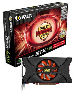  Palit PCI-E NV GTX460 768Mb 192b DDR5 675/3600 DUAL-DVI+HDMI+CRT RTL