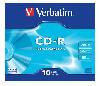  CD-R Verbatim 700Mb 52x DataLife Slim (10 .) 43415