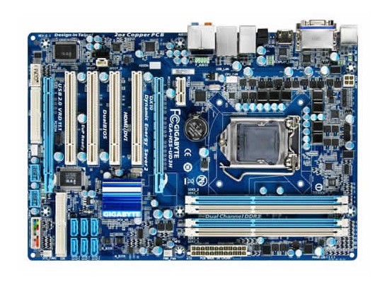   Gigabyte GA-H55-UD3H Soc-1156 iH55 DDRIII ATX SATA AC'97 8ch. LAN-Gbt