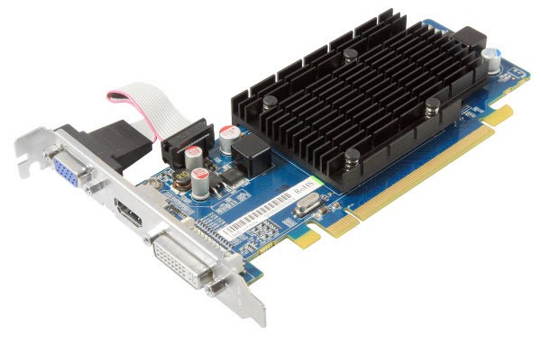  Sapphire PCI-E ATI HD5450 HM W/1G DDR2 VRAM HDMI/DVI-I/VGA bulk