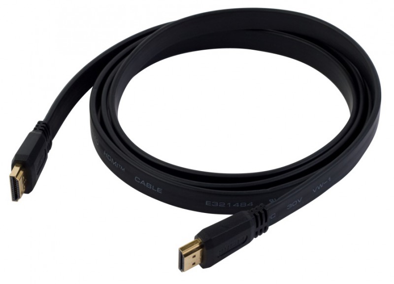  Video HDMI to HDMI (19pin to 19pin) FLAT. 1.5m ver1.3