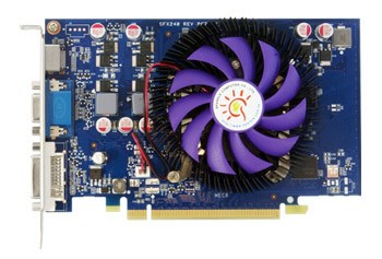  Sparkle PCI-E NV GT240 512Mb 128bit DDR5 OC+3D Glasses DVI-I+HDMI+CRT RTL