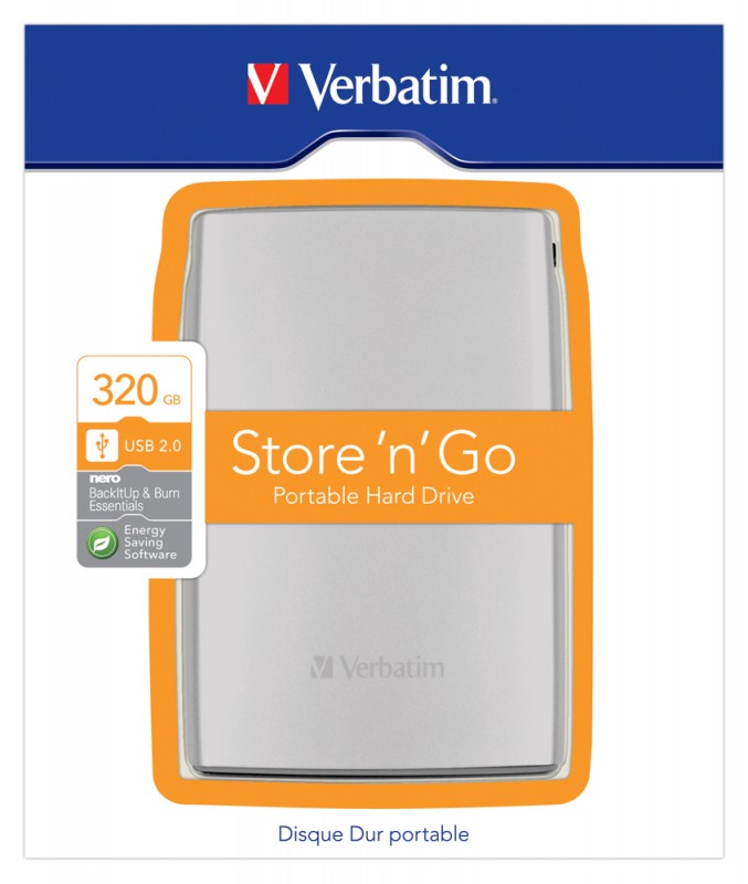   Verbatim USB 320Gb [53001] Store'n'Go (5400rpm) 8Mb 2.5" ()