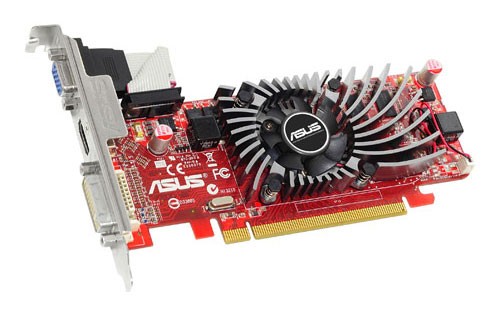  Asus PCI-E ATI EAH5450/DI/1GD3 EAH5450 1024Mb DDR3 TV+DVI Low Profile RTL