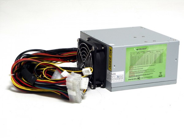   Gembird ATX 600W PSU8X 20+4 pin, 2*80mm fan, 2*SATA, power cord