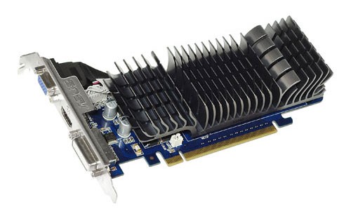  Asus PCI-E NV EN210 SILENT/DI/1GD3(LP) GF210 1024M DDR3 Low Profile HDTV+DVI RTL