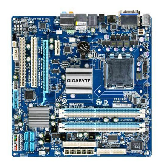   Gigabyte GA-EG41MFT-US2H Soc-775 iG41 DDRIII mATX AC'97 8ch. LAN-Gbt +VGA +1394