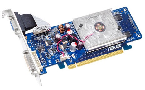  Asus PCI-E NV EN8400GS/P/512M/A(LP) GF8400GS 512Mb 64bit DDR2 HDTV+DVI Low Profile RTL