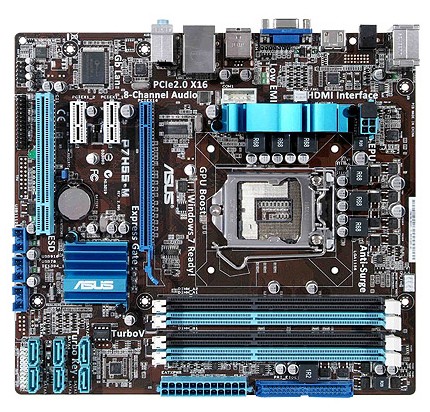   Asus P7H55-M Soc-1156 iH55 DDRIII mATX SATA AC'97 8ch LAN-Gbt