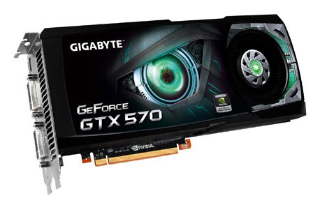   Gigabyte PCI-E NV GV-N570D5-13I-B GTX570 1280Mb 320b DDR5 732/3800 D-DVI*2+mini HDMI RTL