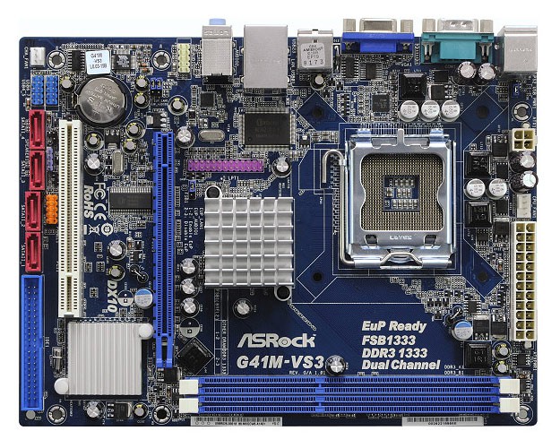   ASRock G41M-VS3 Soc-775 iG41 DDRIII mATX SATA AC'97 6ch LAN +VGA