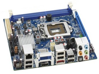 Мат.плата Intel Original DH57JG S-1156 iH57 DDR3 Mini-ITX SATA HDMI+DVI-I Audio10ch+LAN-Gbe (bulk)