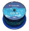  CD-R Verbatim 700Mb 52x Cake Box DataLife (50) 43351