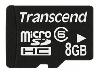   micro SDHC 8Gb class6 No box & adapter Transcend (TS8GUSDC6)