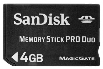   Memory Stick Pro Duo 4Gb SanDisk (SDMSPD-4096-E11)