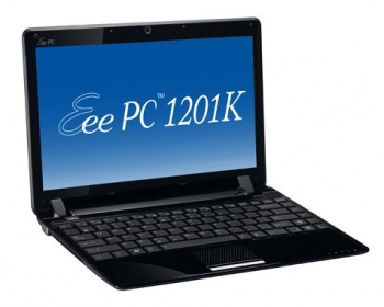 Субноутбук Asus Eee PC 1201K Atom NX175/1GB/160GB/Wi-Fi/W7XP/12.1”/Cam/4400mAh/Black